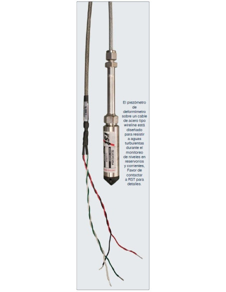 Piezómetro de galgas extensométricas