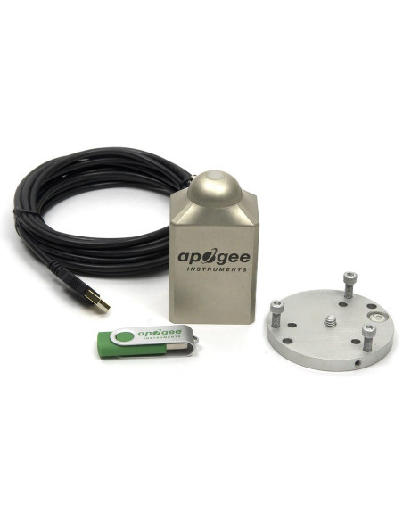 SS-110 com nível de bolha AL-200, stick USB de 2 GB com software Spectrovision e cabo USB