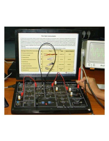 Scientech2502A TechBook para Comunicación Avanzada de Fibra Óptica