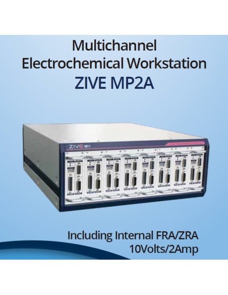 ZIVE MP2A Potenciostato / Galvanostato / FRA / ZRA Multicanal  (10 V / 2 A)