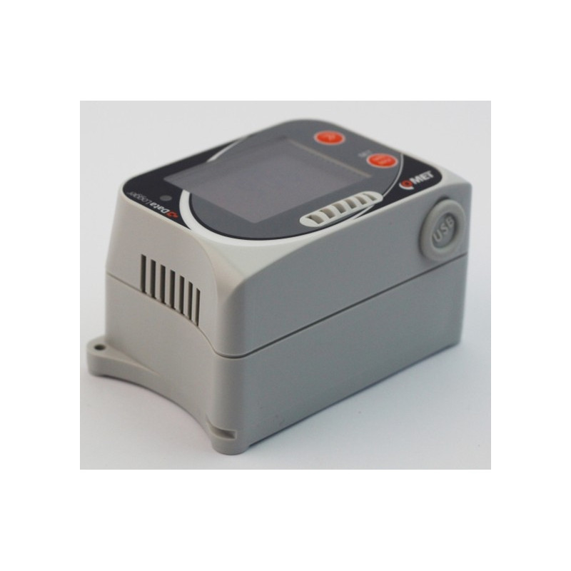 U3430 Data Logger with built-in temperature, humidity and CO2 sensors.