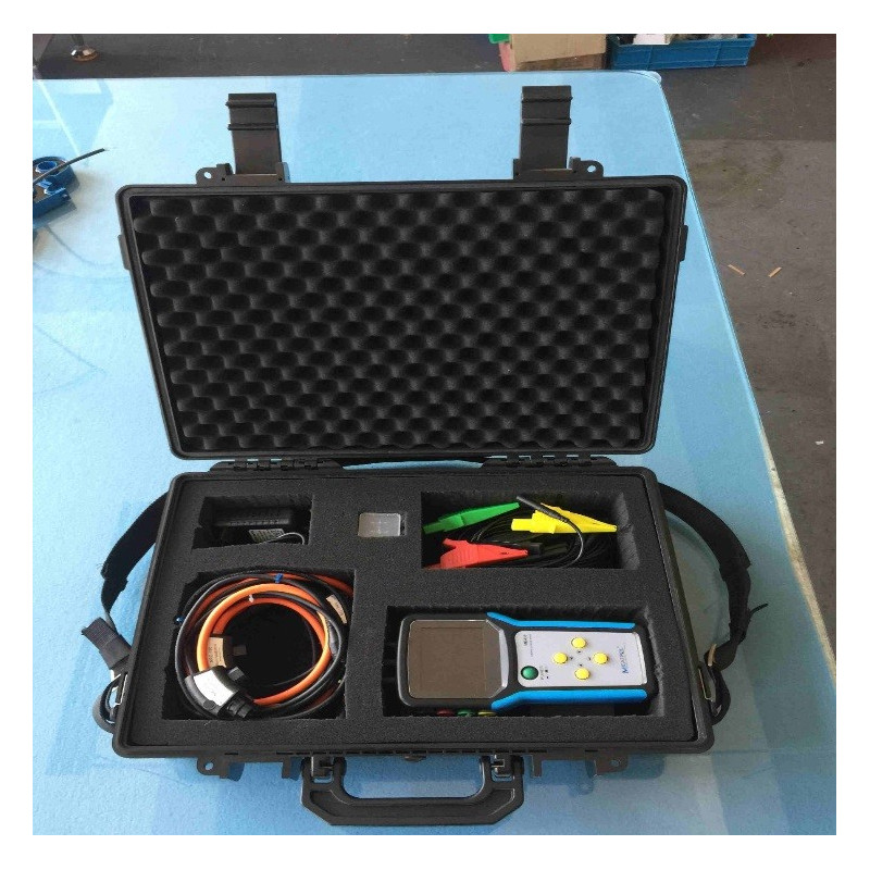 AO-ME435 com 3 bobinas Rogowsky de 100A, 300A ou 600A para escolher. Caixa BOX-435 opcional.