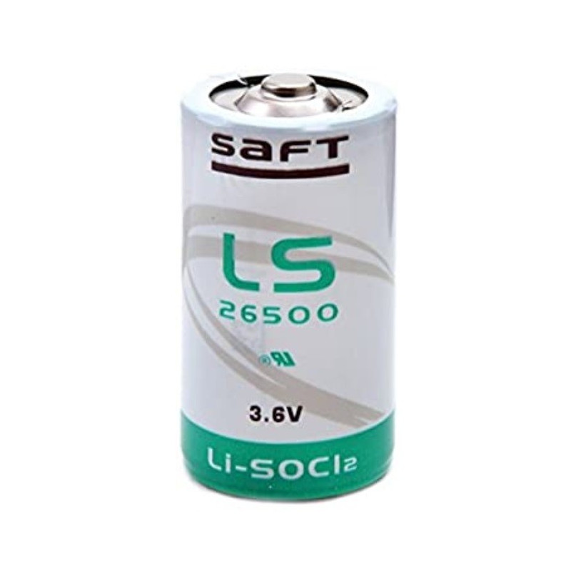 Pila de Litio Saft LS26500 C 3.6V 7.7Ah
