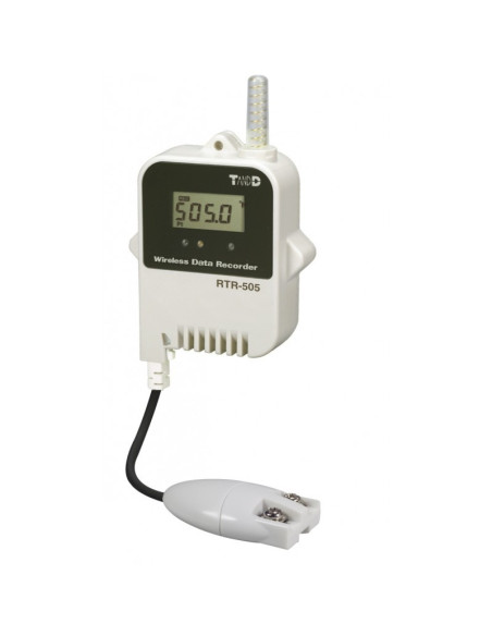 PTM-3010 input module connected to the RTR-505 recorder