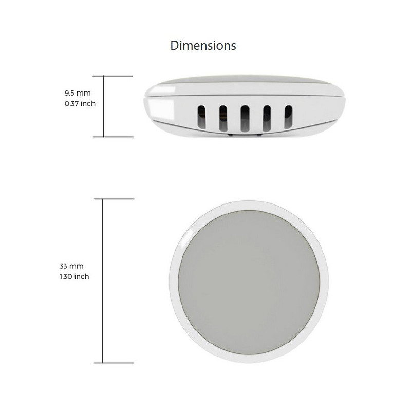Tempo Disc Bluetooth Motion and Shock Sensor and Logger
