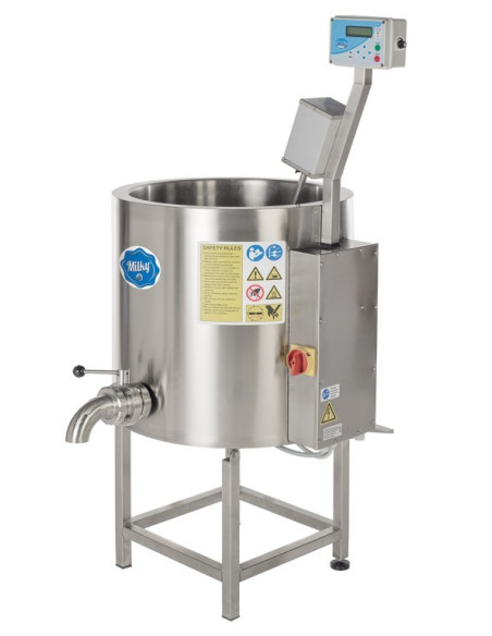 Chaleira Pasteurizante para Queijo e Iogurte Milky FJ 100 PF (400V)