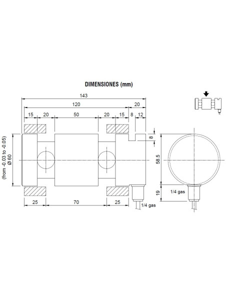 Ejes Dinamométricos, Capacidad de 5000 kg a 20000 kg