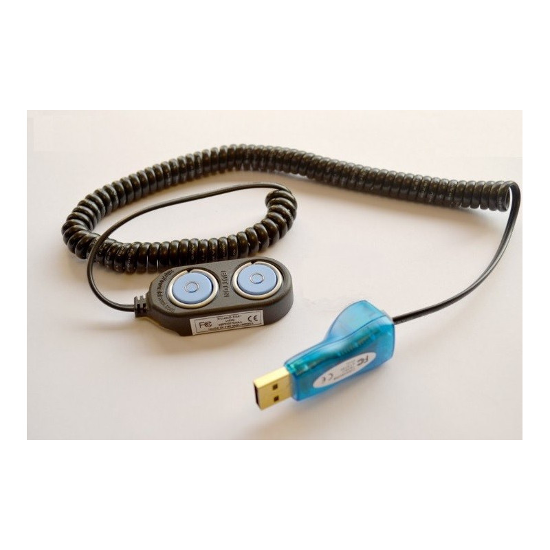 Cable + Adaptor DS1402X for USB connection to a PC.