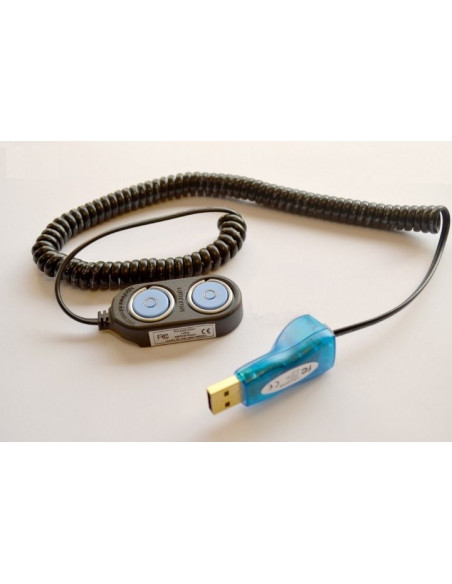 Cable + Adaptor DS1402X for USB connection to a PC.