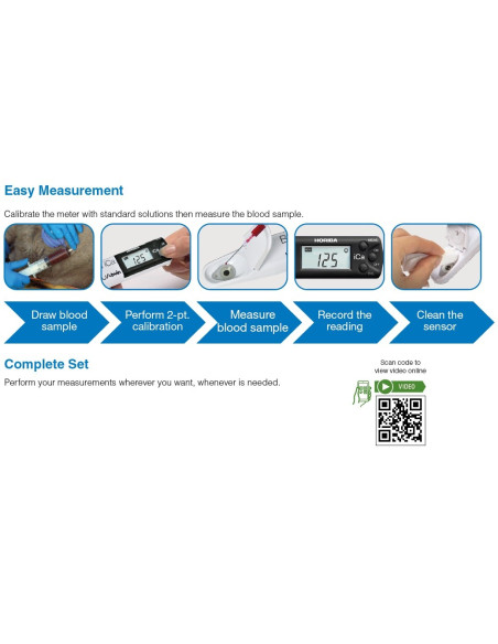 LAQUAtwin medidor de bolso de Cálcio Ionizado Ca‐11C‐2