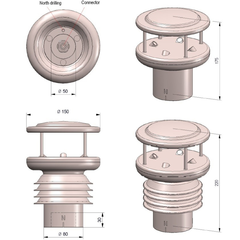 Modelos FS6002 básico (inferior) e avançado (superior)