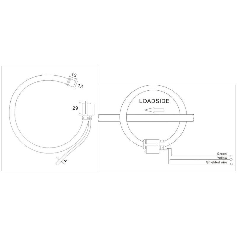 Thick Flexible Rogowski coil AO-FCT