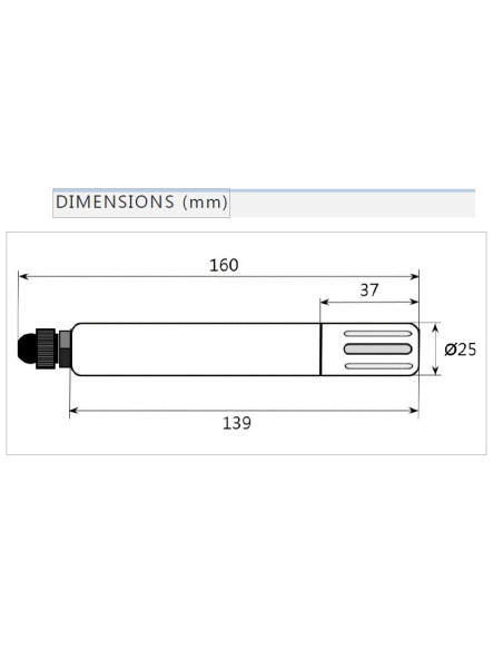 SRH1A Sensor de Temperatura y Humedad SDI12
