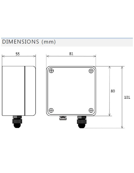 SP1A Transmisor de Presión de Aire con SDI-12