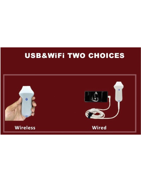 Professional phased array Probe, Wifi/USB connection with iOS, Android & Windows, C10UC