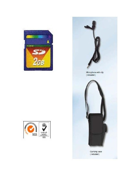 DS-2013SD Accesorios incluidos