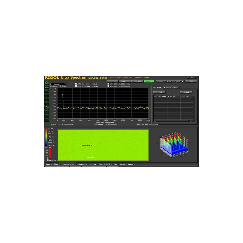 Analisador de espectro DSA875-TG