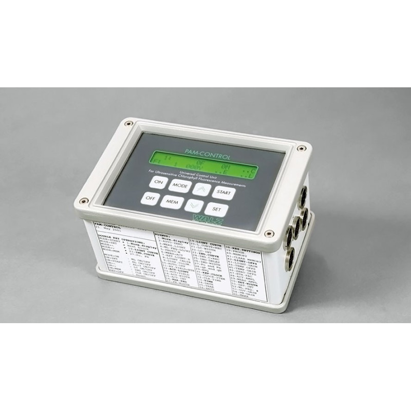 Unidad de control universal para mediciones de fluorescencia de clorofila ultrasensibles en una variedad de geometrías ópticas e