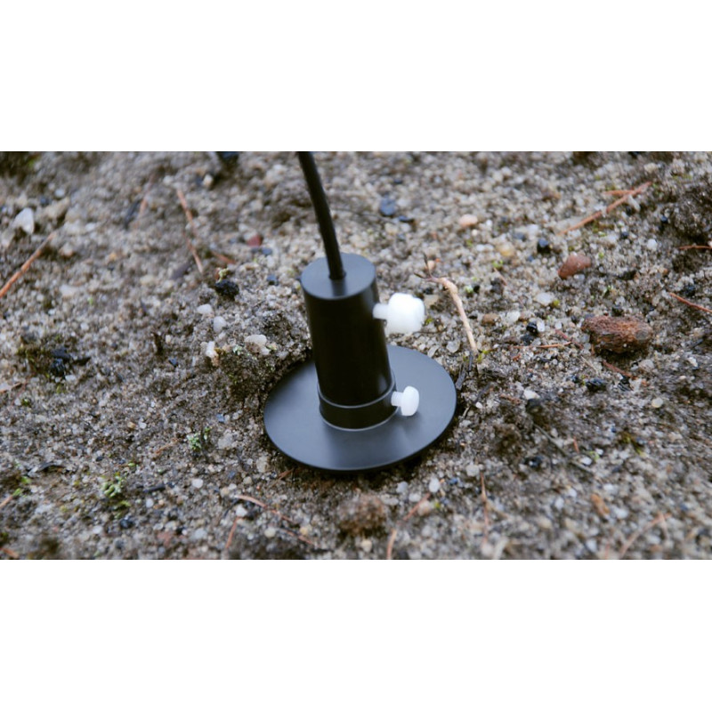 Sondando la fotosíntesis de una costra del suelo usando la versión FIBER del WATER-PAM