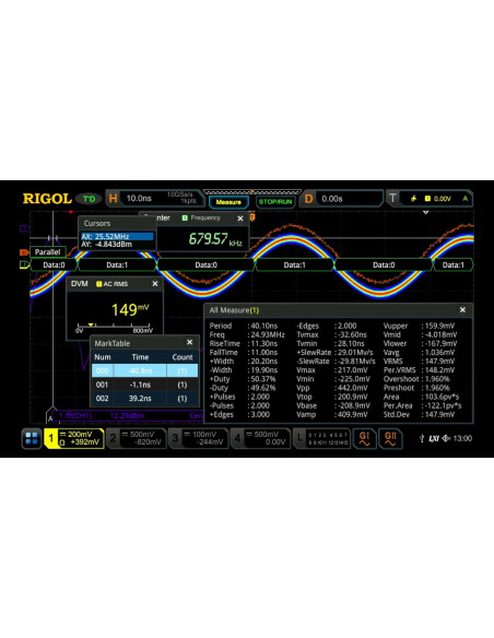 Osciloscópio digital MSO8204