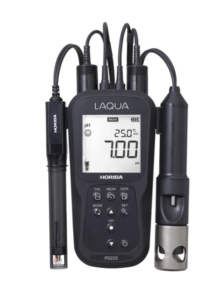 PD200 Laqua portable water quality meters.