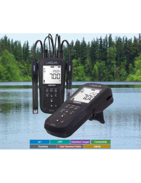 PD200 Laqua portable water quality meters.