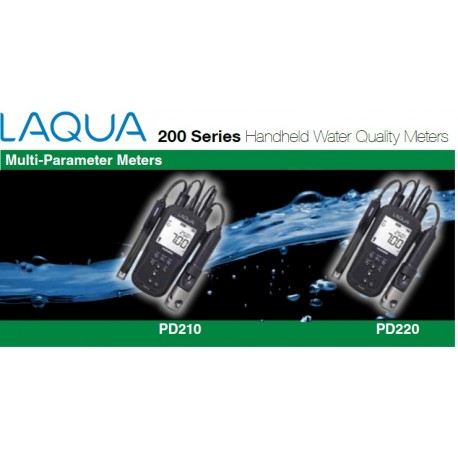 PD200 Laqua portable water quality meters.