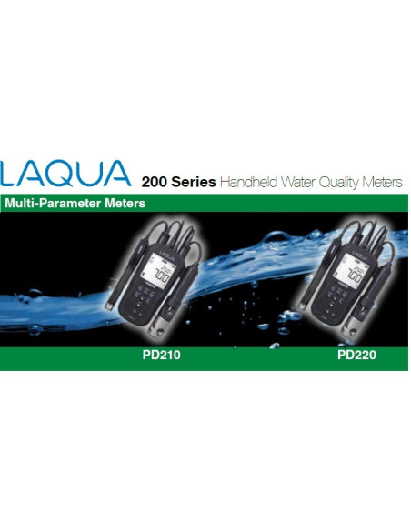 PD200 Medidores Laqua portátiles para calidad del agua.