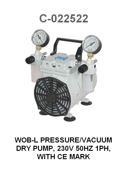 Bomba seca de presión / vacío, 230V 50Hz 1Ph Wob-L