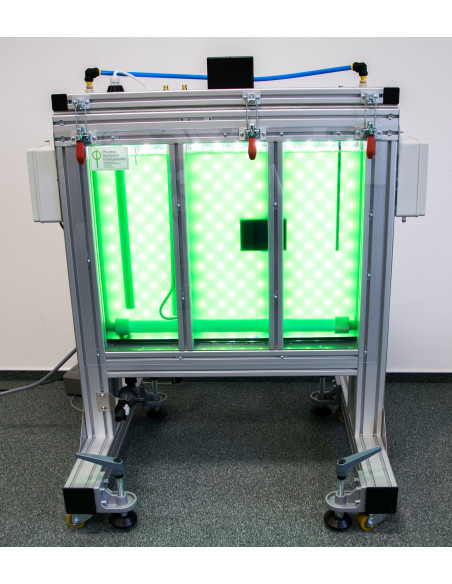 Fotobiorreatores de grande escala (volume de 25 l ou 100 l)