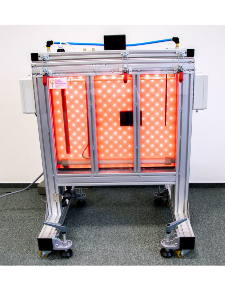 Fotobiorreatores de grande escala (volume de 25 l ou 100 l)