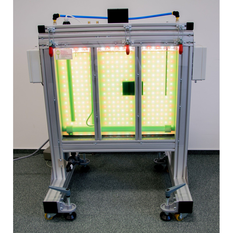 Fotobiorreatores de grande escala (volume de 25 l ou 100 l)