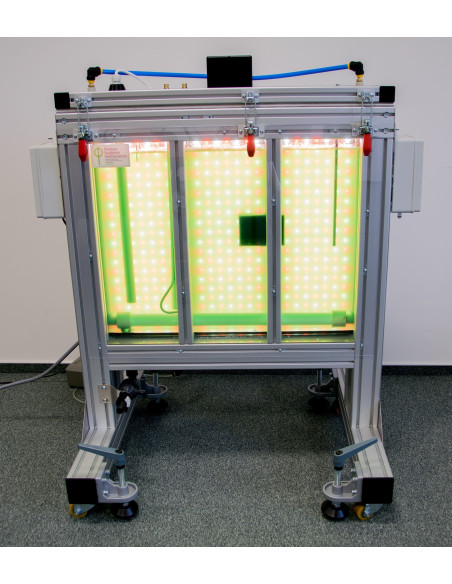 Fotobiorreatores de grande escala (volume de 25 l ou 100 l)