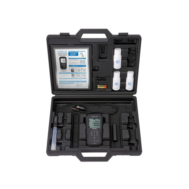 Kit Medidores portáteis para qualidade da água, série Laqua AO-pH200
