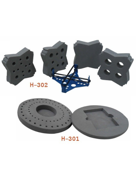 Acessórios para Genie Vortex: Kit adaptador para tubos de 0,5 e 1,5 e microplaca H-301