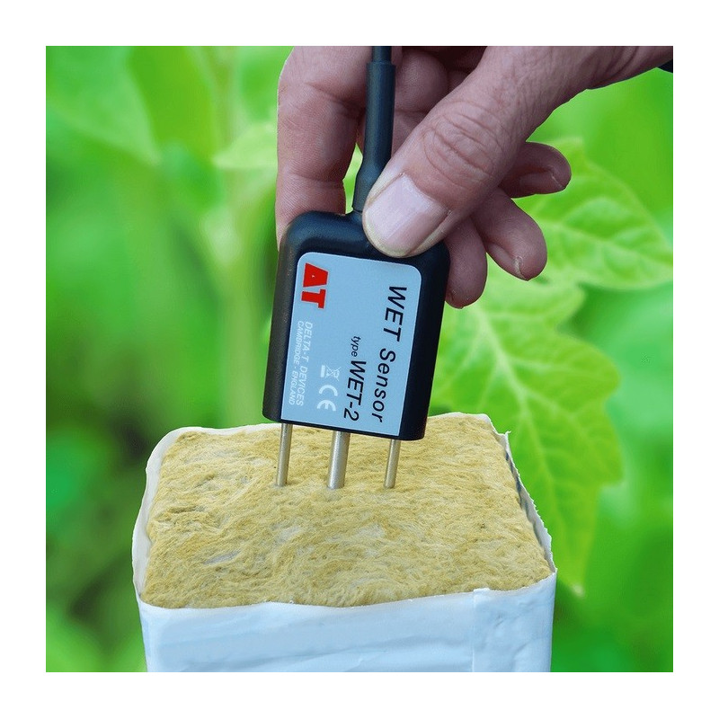 Sensor WET no bloco de substrato