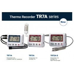 Serie TR7, Registradores de Temperatura/Humedad 2 canales LAN/USB/Bluetooth BLE