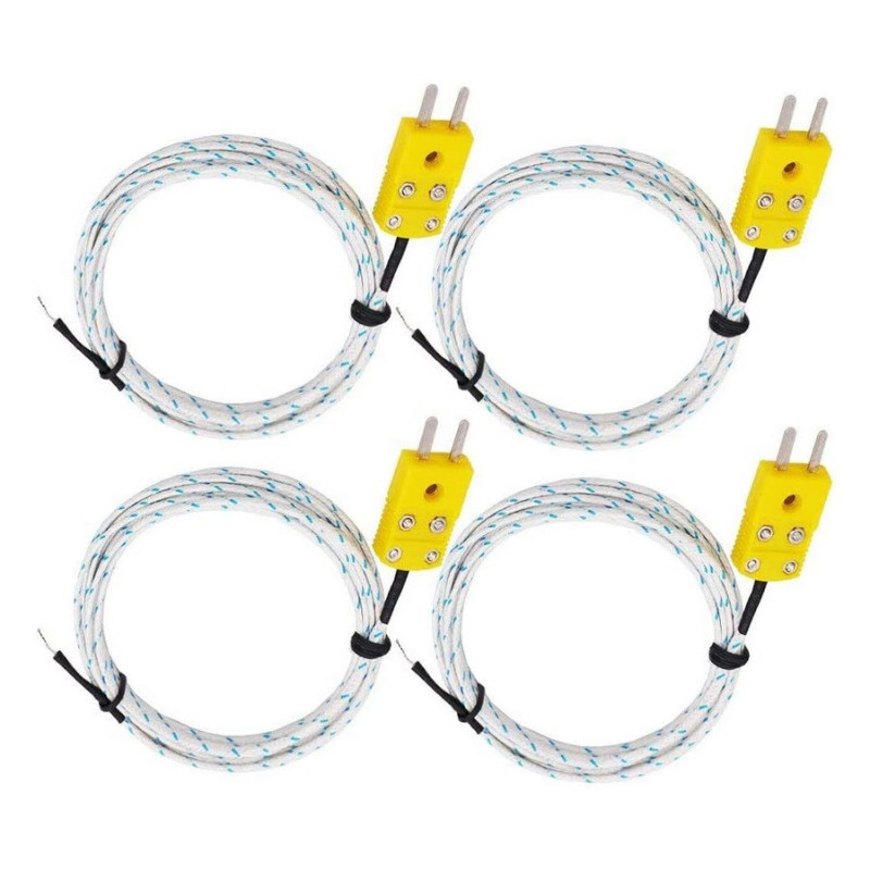 4 Thermocouples Type "K"