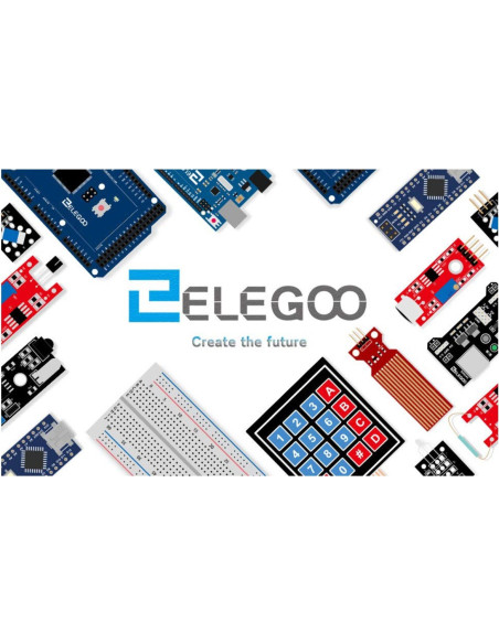 AO-MEGA-R3-2560 ELEGOO Advanced Starter Set Compatível com Arduino IDE MEGA
