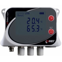 Registador de dados de temperatura para quatro sensores externos Pt1000 U0141
