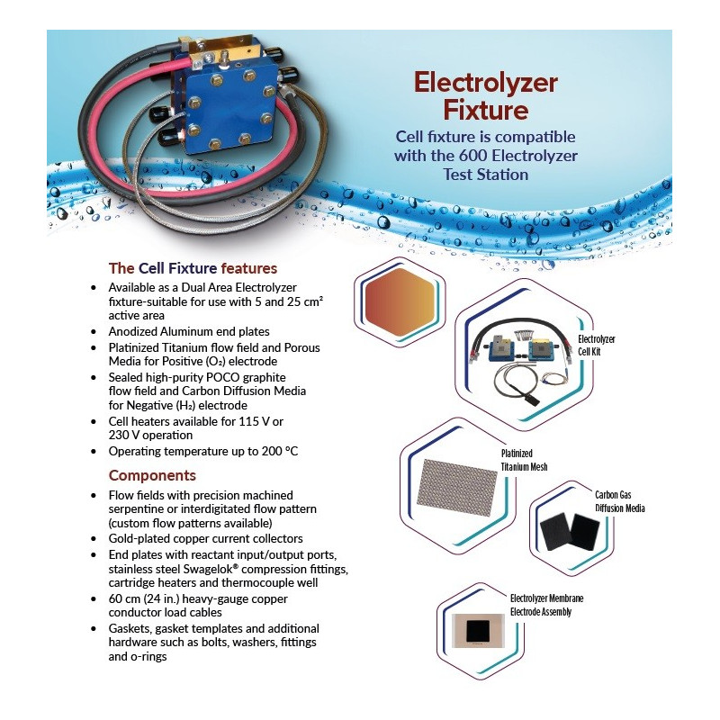 Cell Fixture Kit for Electrolyzer 600 ETS