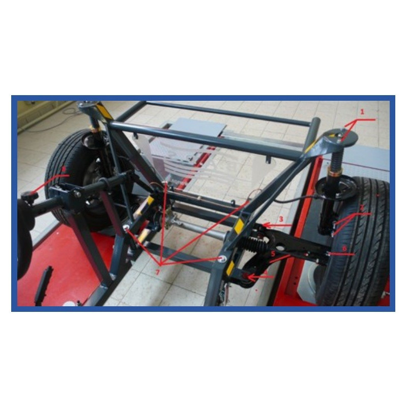 MSVAZ 1 Plataforma de Entrenamiento para Alineación de Ruedas