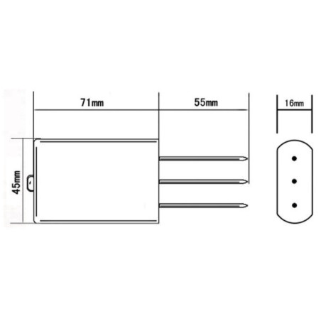 AO-520-01 Sensor de Suelo para Integrar Medición de Humedad y Temperatura