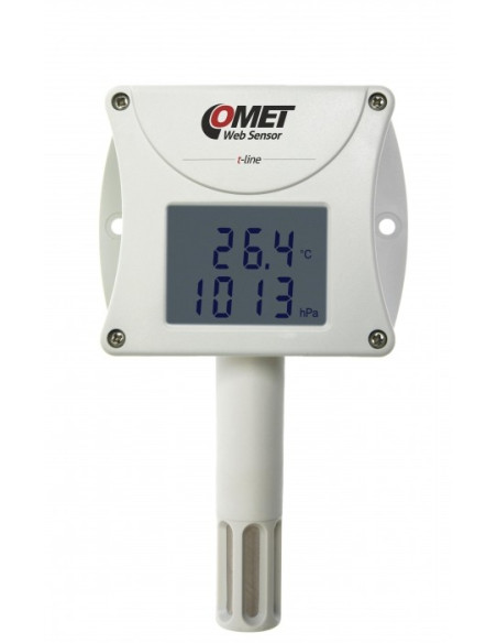 T7510 Web Sensor - barômetro higrômetro termômetro remoto com interface Ethernet