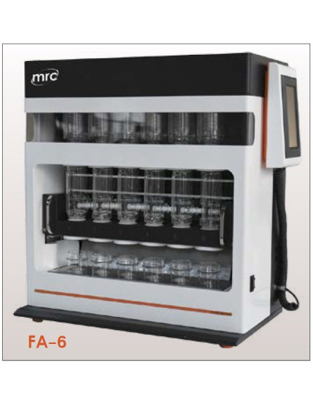 FA-6 Analisador Automático de Gordura - Método de extração Soxhlet