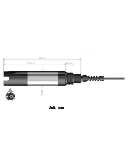 AO-500-16 Sensor de Iones de Nitrato (NO3-)