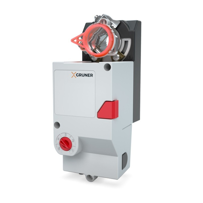 Actuador rotativo con posición de seguridad, 328QS-024-15B