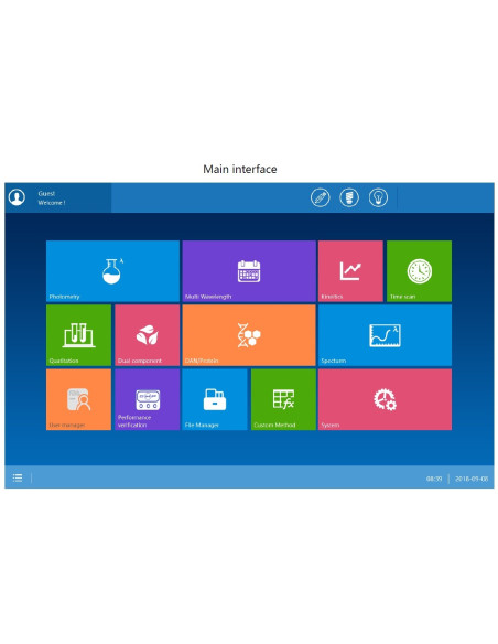 Double Beam Spectrophotometers, Wavelength Range: 190 - 1100nm
