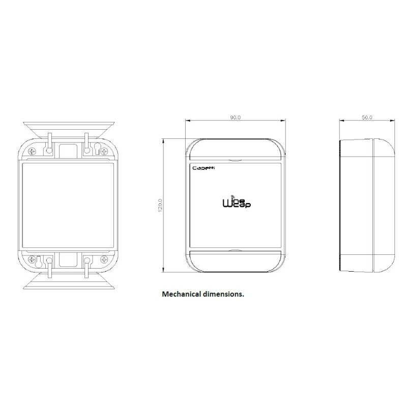 WSD12-LVD Registrador de datos de Radiación Solar, Dirección y Velocidad del Viento