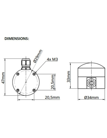 SSR1D SENSOR DE RADIAÇÃO SOLAR